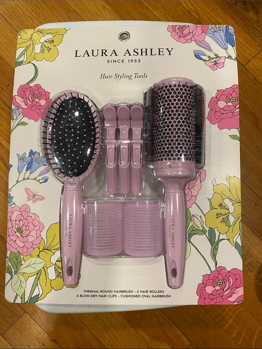 Laura Ashley Pink Hair Styling Tool Set